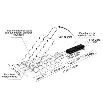 Fesara | Easy Sausage BBQ Grill Tray