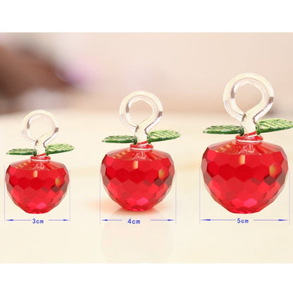 Luxurious Glass Apple Tree Figurine Decor