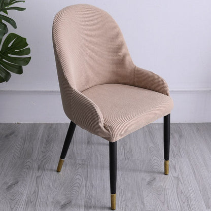 Stretchy Snug Fit Curved Chair Slipcover