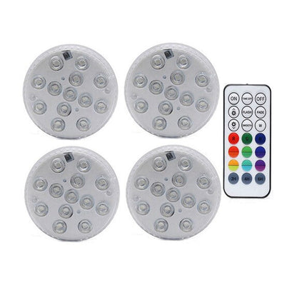 Colorful LED Waterproof Lamp with Remote - Fesara
