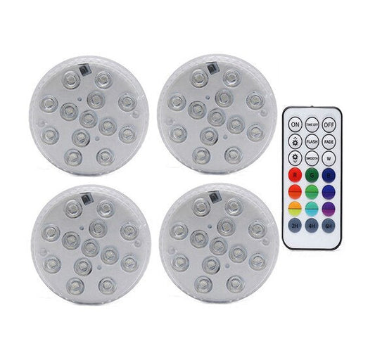 Colorful LED Waterproof Lamp with Remote - Fesara