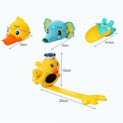 Colorful Kid Friendly Faucet Extender Spray Guard