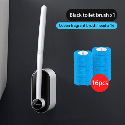 Extended Handle Bathroom Toilet Brush Set