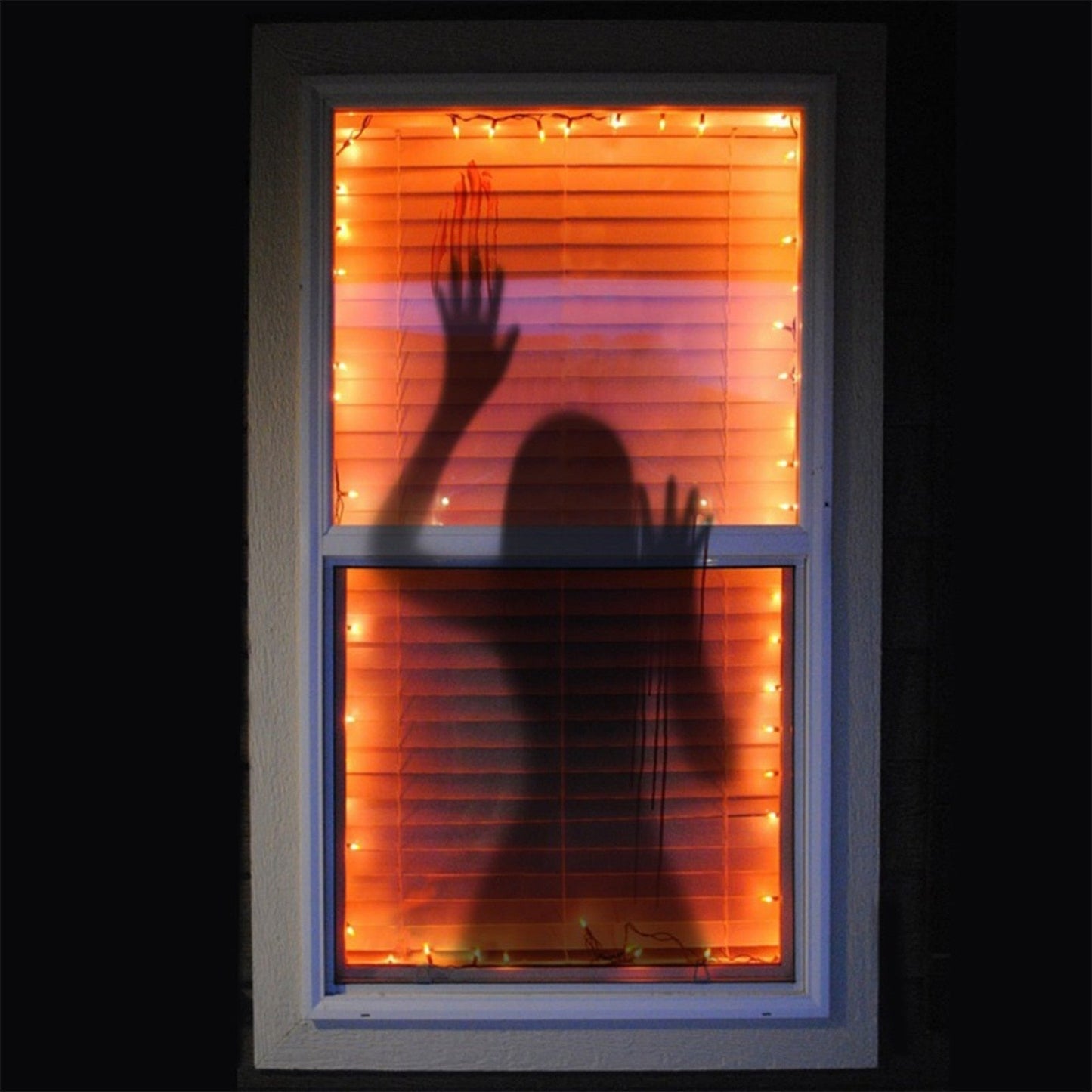 Spooky Haunted House Window Decal