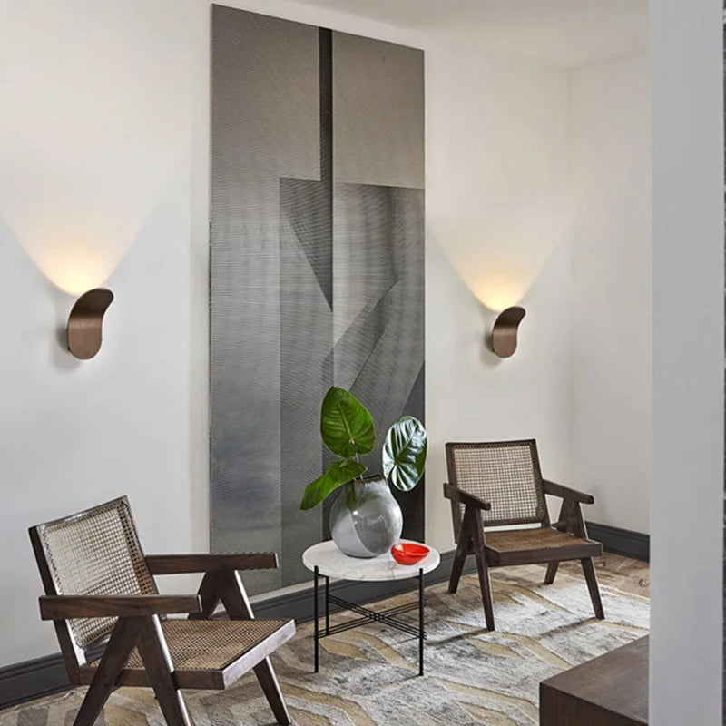 Fesara Modern LED Wall Light Skateboard Style