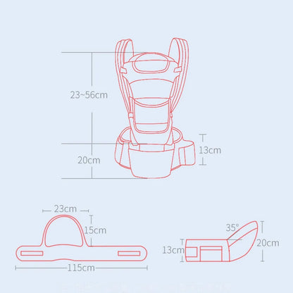 Practical Baby Sling - Ergonomic Carrier with Pocket
