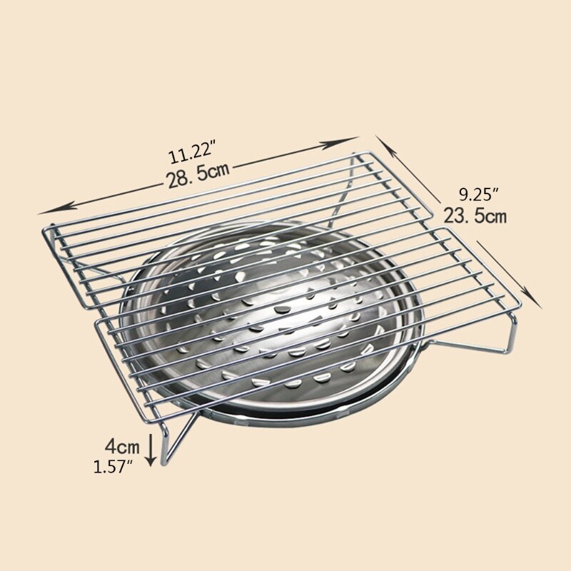 Compact Outdoor Gas BBQ Grill Rack