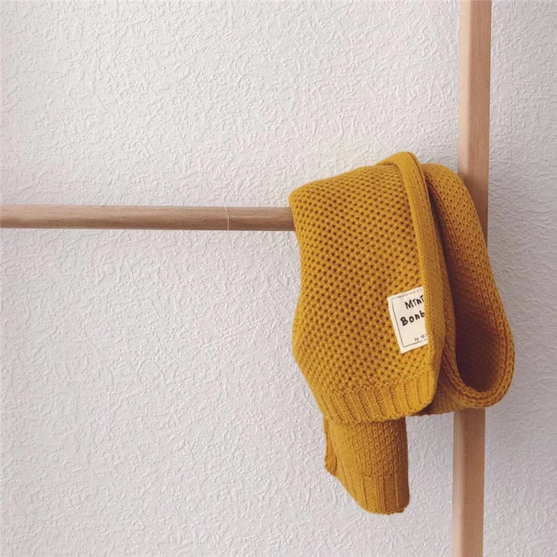 Cozy Childrens Knit Scarf - Fesara