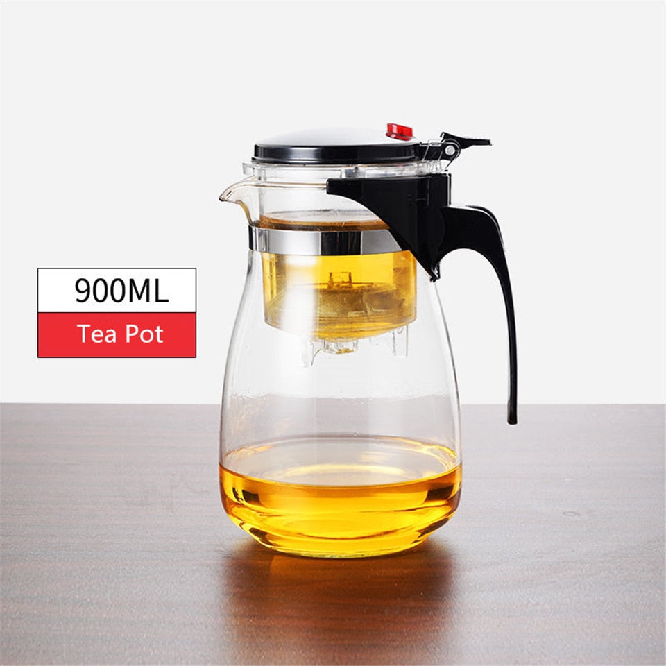 Heat Resistant Borosilicate Glass Teapot