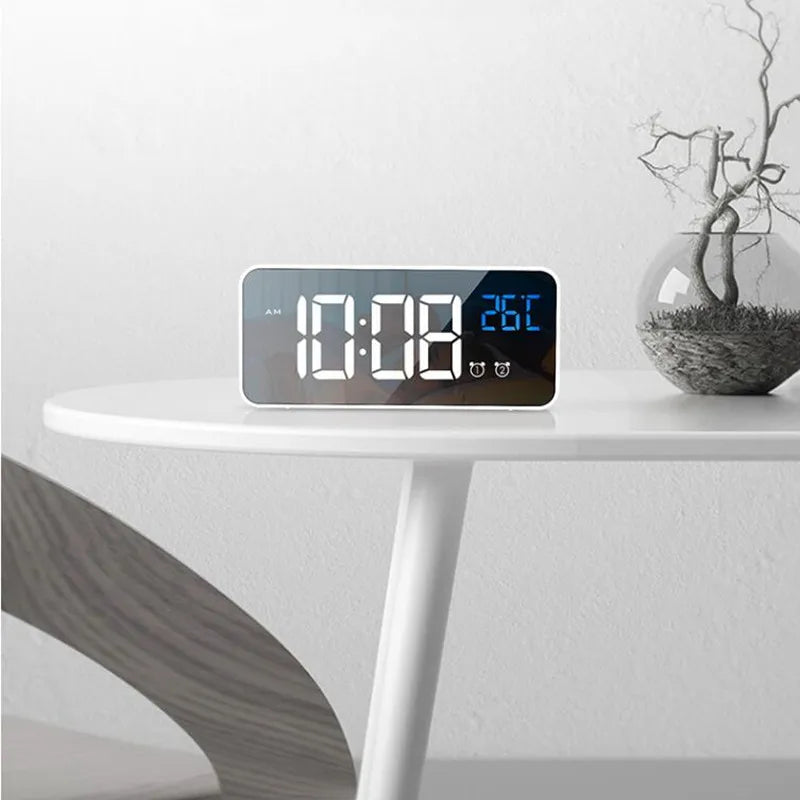 Intelligent LED Clock Radio with Voice Assistant