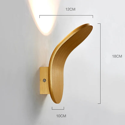 Fesara Modern LED Wall Light Skateboard Style