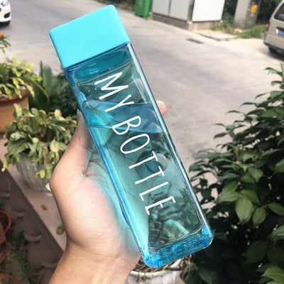 Clear Glass Insulated Water Bottle Flask