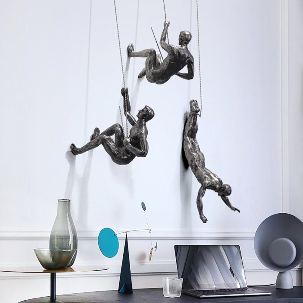 3D Climbing Wall Art Decoration