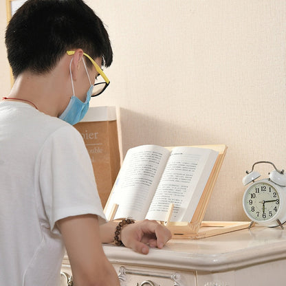 Ergonomic Wooden Tablet Holder Stand