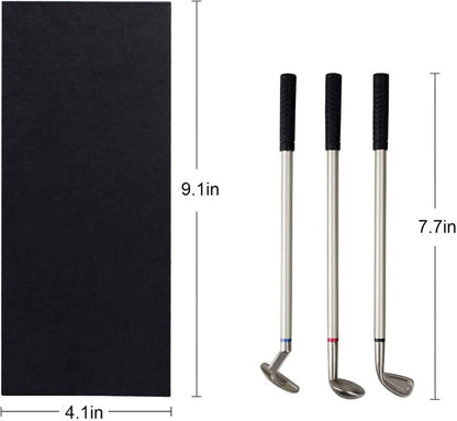 Compact Golf Theme Ballpoint Pen Gift Set