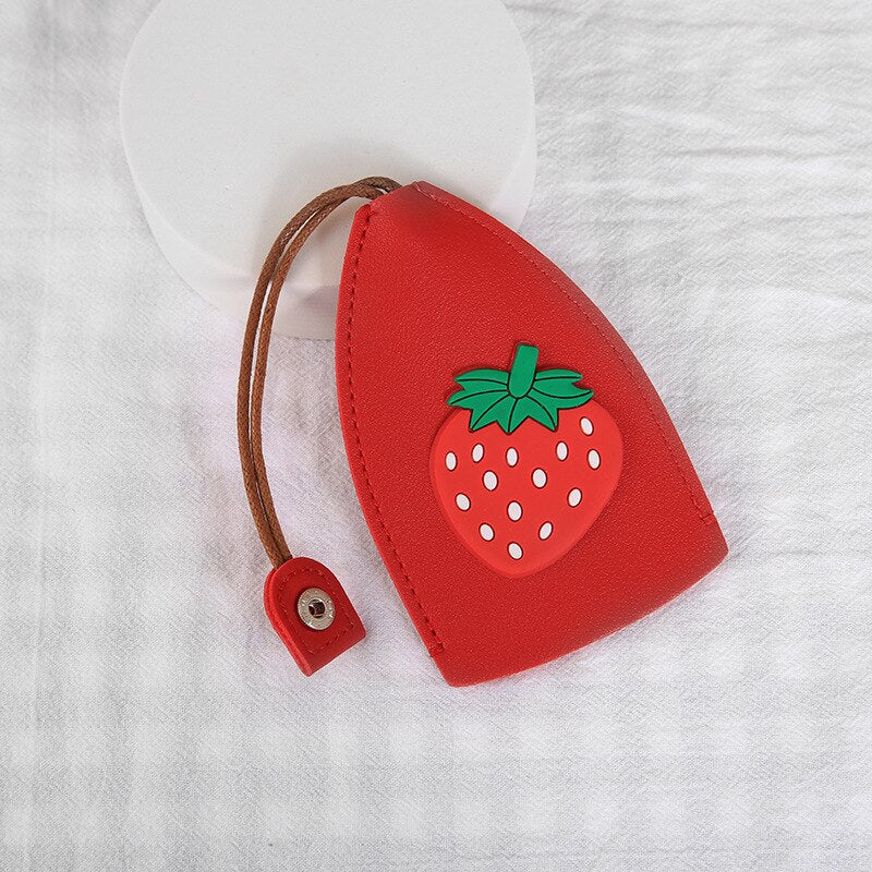 Colorful Fruit Pattern Keychain Holder