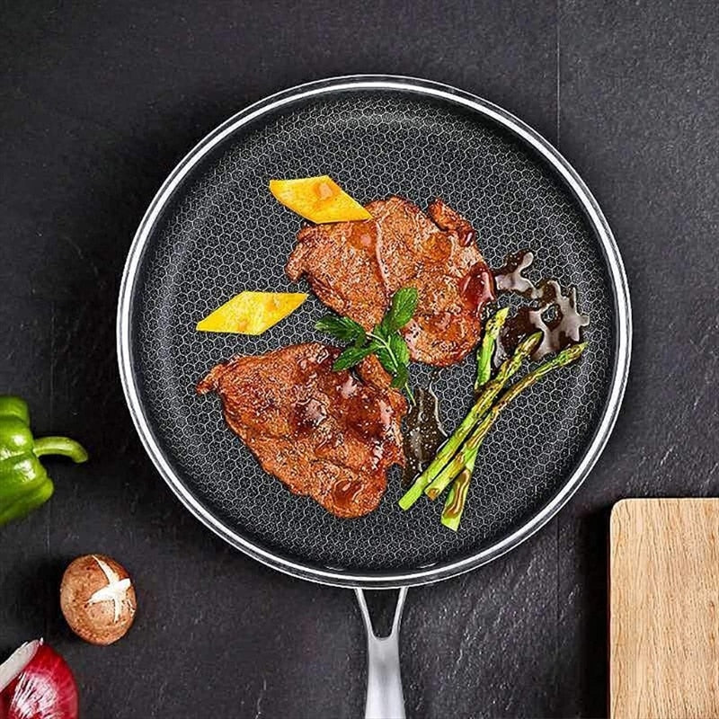 Durable Stainless Steel Non Stick Fry Pan