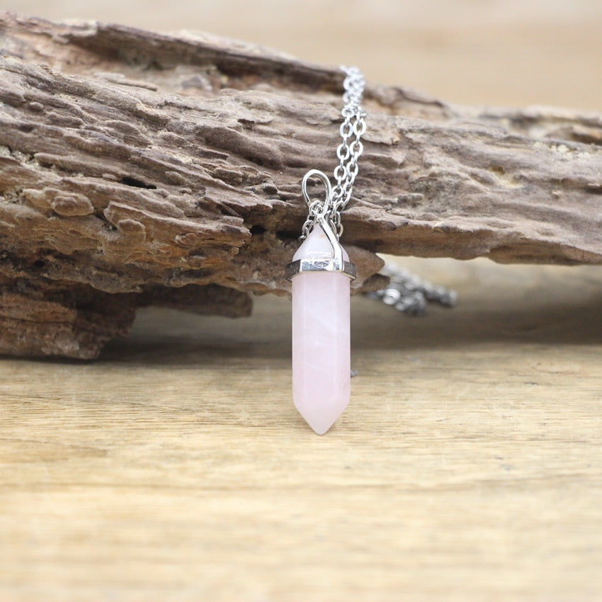 Boho Gemstone Chakra Pendant Necklace