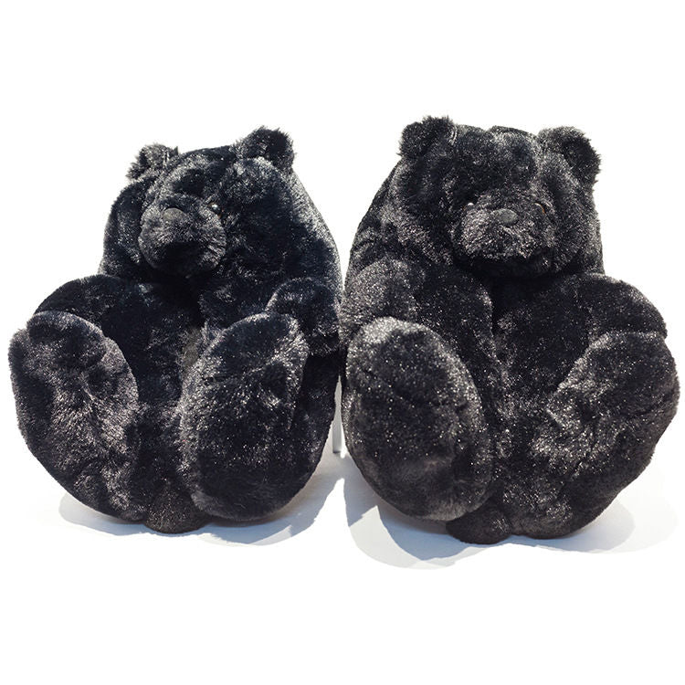 Cozy Fuzzy Bear Claw Indoor Slippers
