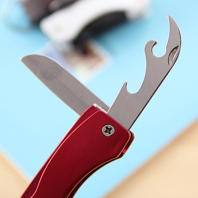 Portable 4in1 Camping Keychain Multitool