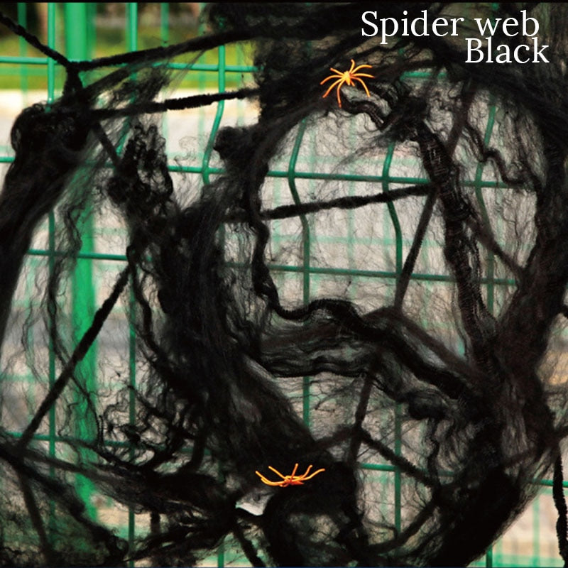 Spooky Fake Spider Web Decorations