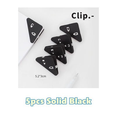 Bright Color Triangle Page Holder Clip