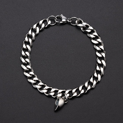 Lovely Heart Couple Magnetic Bracelet