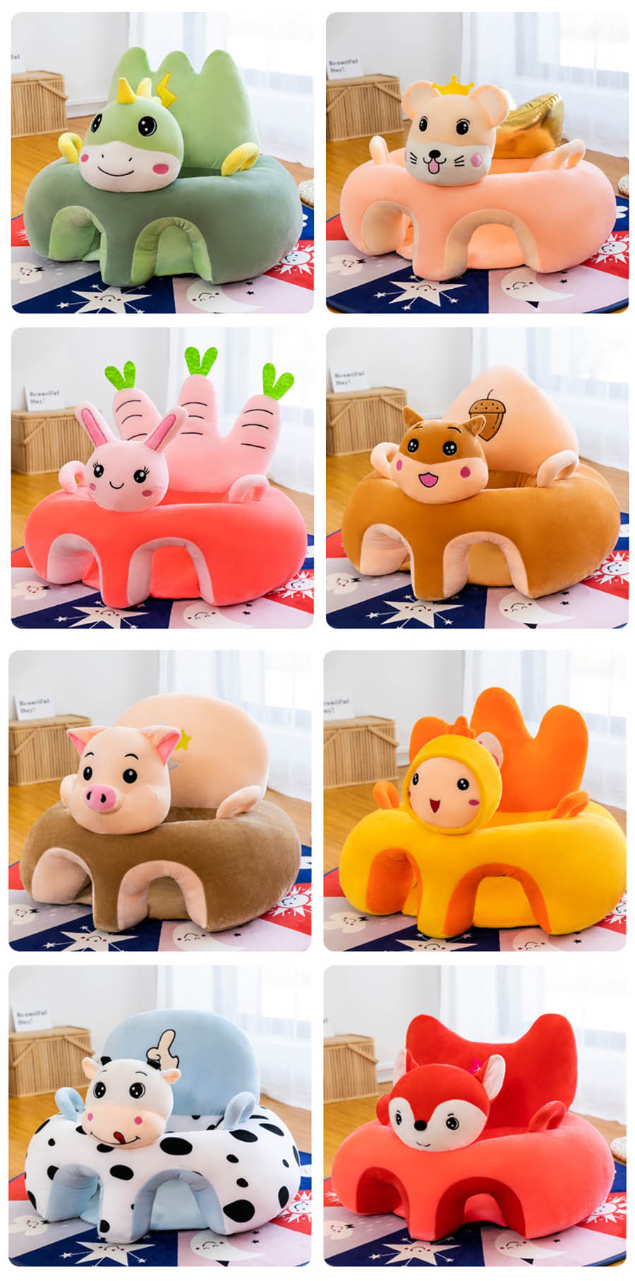 Fesara | Adorable Pet Soft Baby Chair