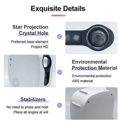Cosmic Night Sky Star Projector Lamp