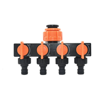 4-Way Outdoor Water Splitter Valve