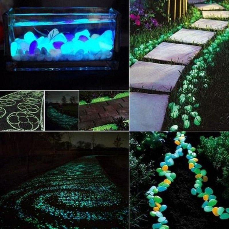 Solar Powered Outdoor Pathway Glow Stones