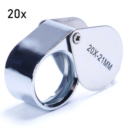 Premium Glass Magnifying Lens with Metal Frame