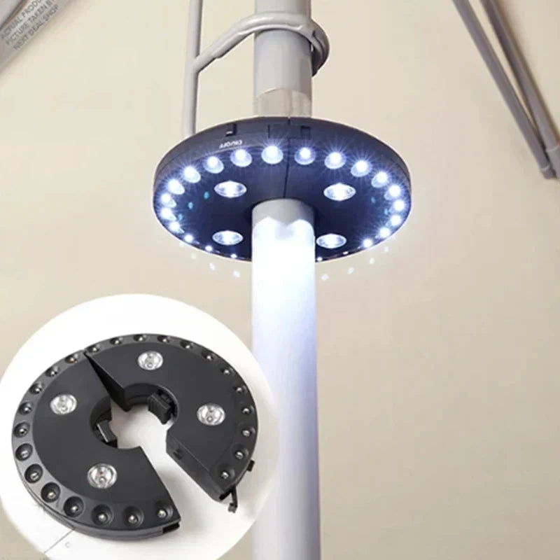 Portable Solar Powered Patio Umbrella Light - Fesara
