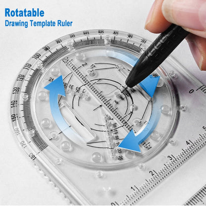 Fesara | Modern Geometric Pattern Straight Edge Ruler