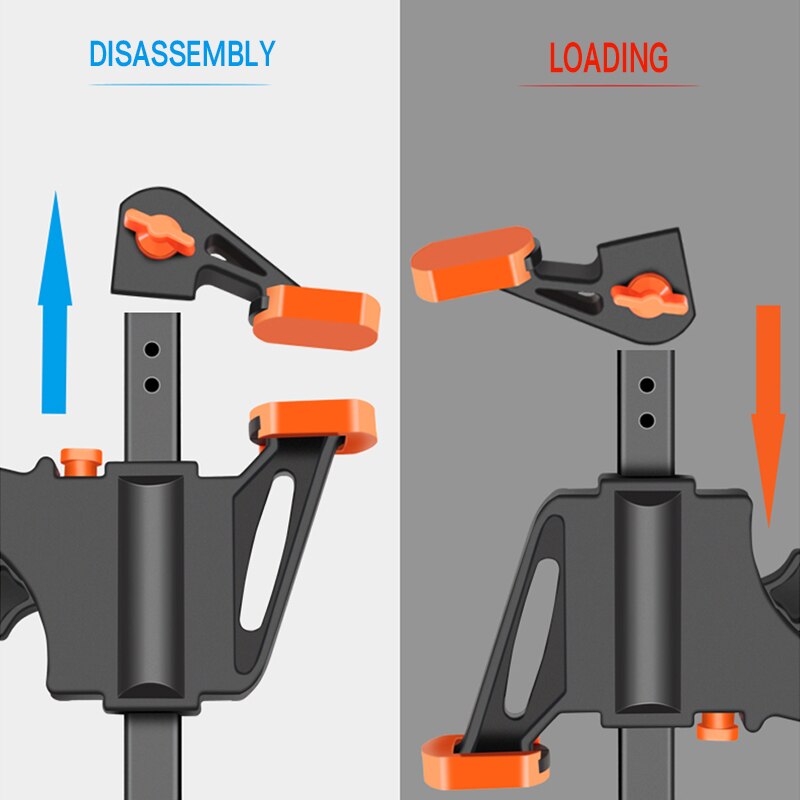 Fast Ratchet Woodworking Bar Clamp