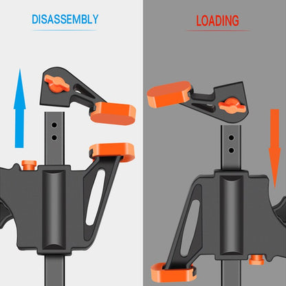 Fast Ratchet Woodworking Bar Clamp