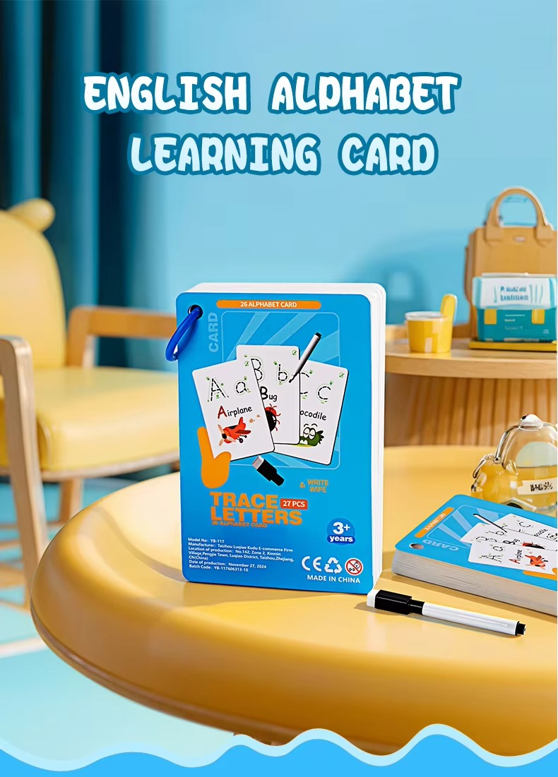 Washable Alphabet Tracing Book for Kids