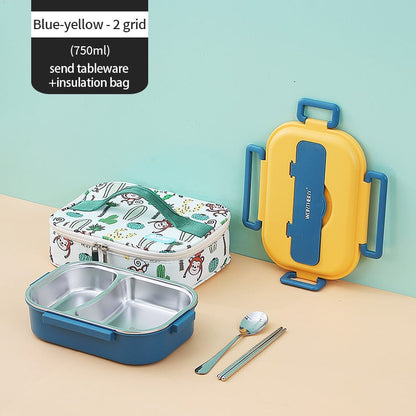 Insulated Kids Lunch Container with Multiple Compartments
