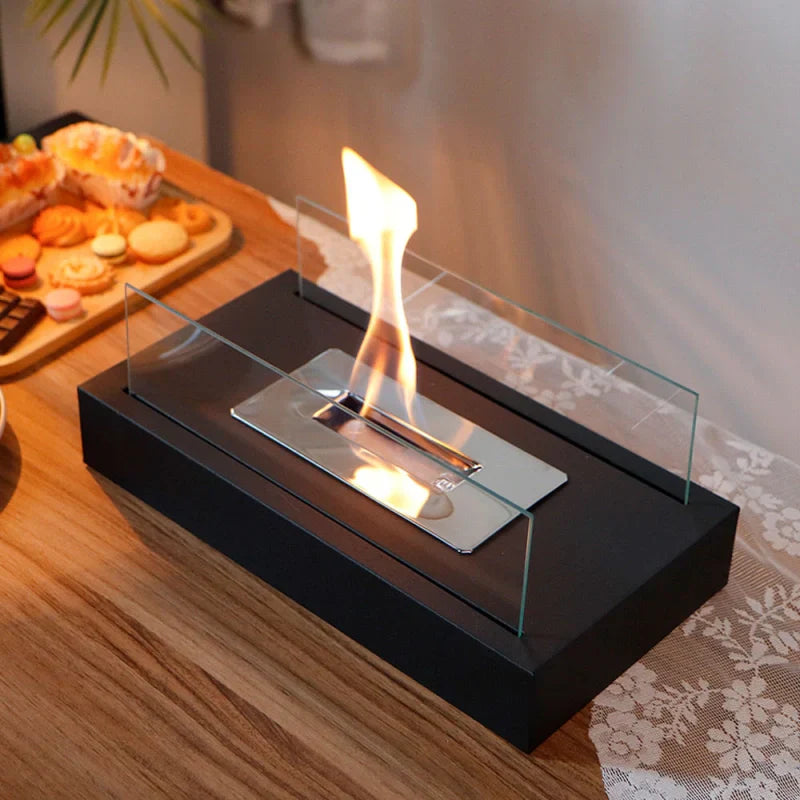 Realistic Flame Portable Table Lamp
