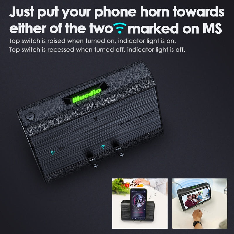 Portable Bluetooth Speaker Phone Stand