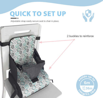 Compact Baby Booster Seat with Carry Bag