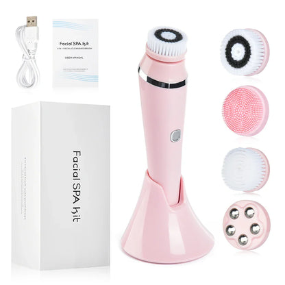 Advanced 4-in-1 Face Cleaner and Exfoliator Set