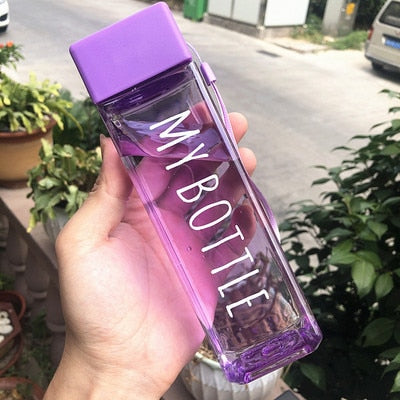 Clear Glass Insulated Water Bottle Flask