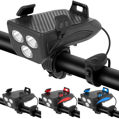 Bright 4-in-1 Bicycle Light Set