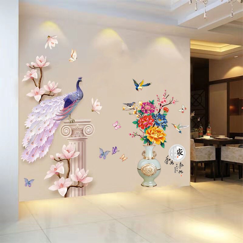 Colorful Floral Wall Decal Sticker