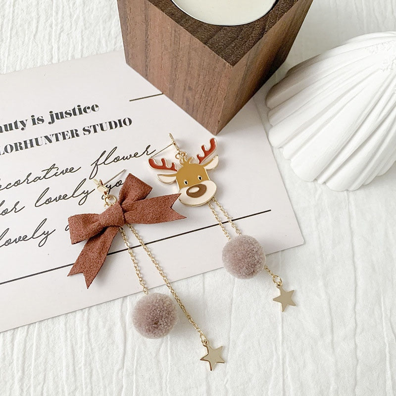 Fesara | Festive Holiday Cheer Drop Earrings