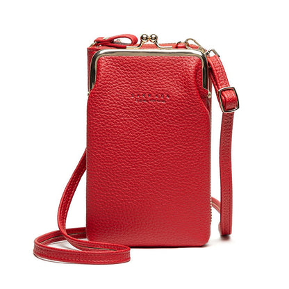 Practical Small Crossbody Leather Handbag