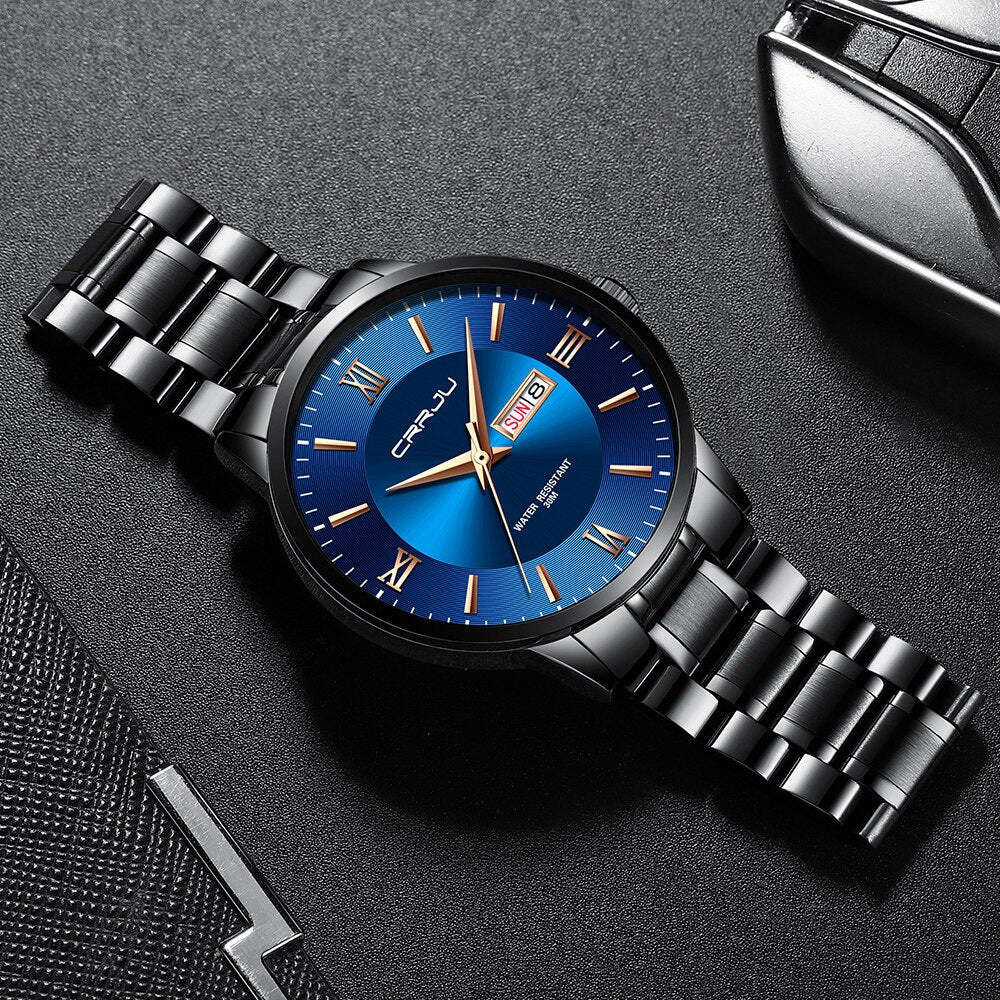 Premium Waterproof Quartz Chronograph Watch