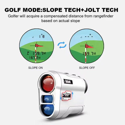 Precise Golf Distance Finder with Slope Adjustment 6x Zoom