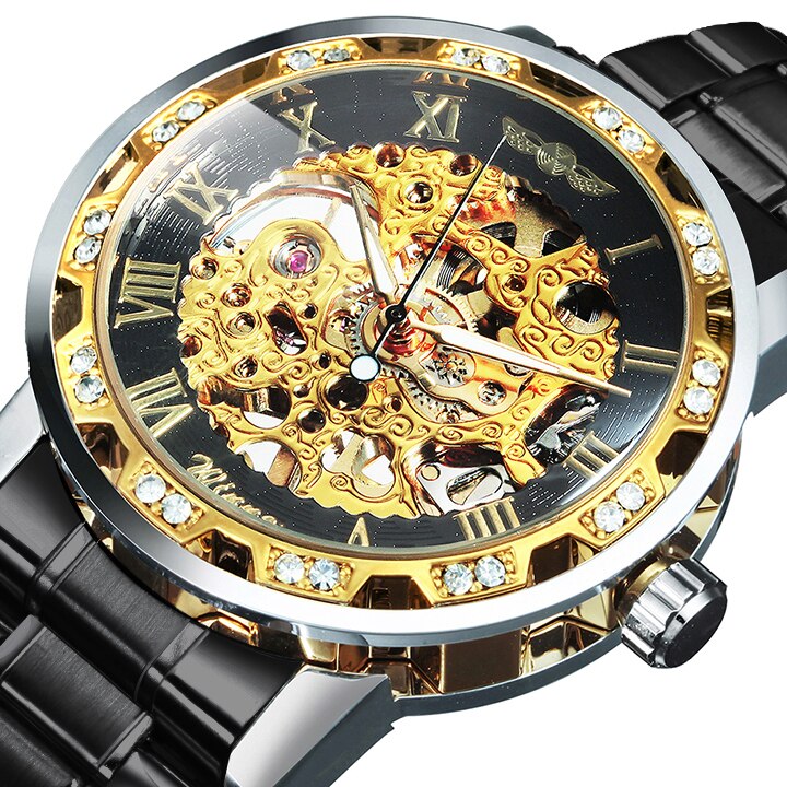 Stylish Mechanical Skeleton Men's Watch
